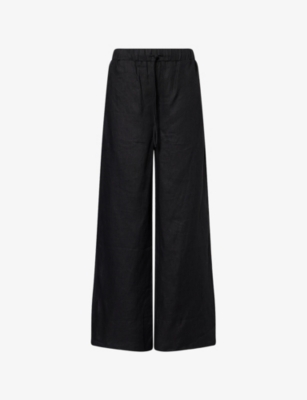 DISSH: Gina Drawstring Linen Trousers