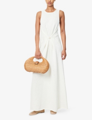 DISSH: Sue Sleeveless Cotton-Knit Maxi Dress