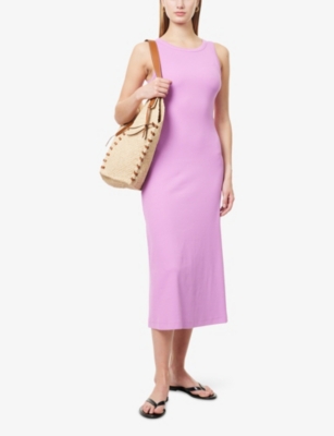 ME AND EM: Ultimate Vest Cotton-Jersey Midi Dress