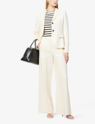 ME AND EM: Forever Summer Flared Stretch-Woven Trousers