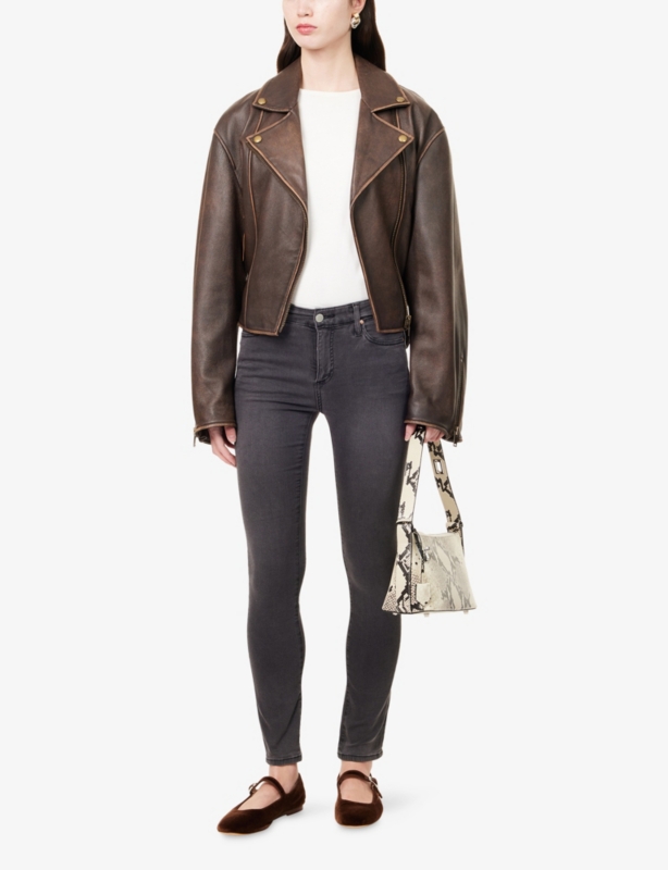 Mari Slim-Leg Stretch-Denim Jeans