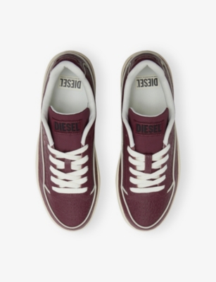 DIESEL: S-Tracker-D Leather Low-Top Trainers