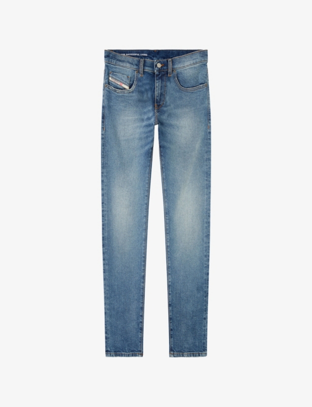2019 D-Strukt Slim-Leg Stretch-Denim Jeans