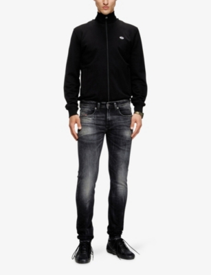 Diesel Mens 02 1979 Sleenker Skinny-fit Denim Jeans In Black