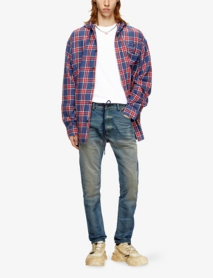 DIESEL: 2032 D-Krooley Tapered-Leg Stretch Denim-Blend Jeans