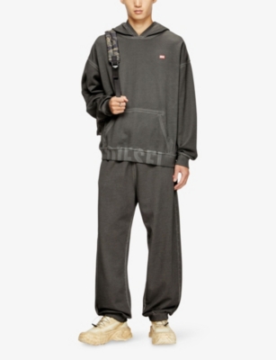 DIESEL: P-Marky-Cuff-T1 Cotton Jogging Bottoms