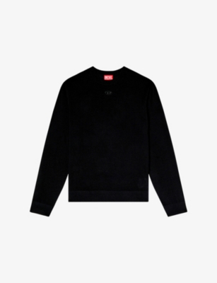 Diesel Mens 9xx K-valiam Cut-out Wool Jumper In Black