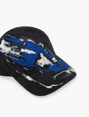 Diesel Womens 9xx C-eiffel Cotton-twill Baseball Cap