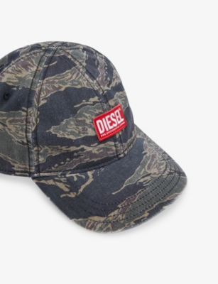 Diesel Womens 51f C-vado Cotton-gabardine Baseball Cap