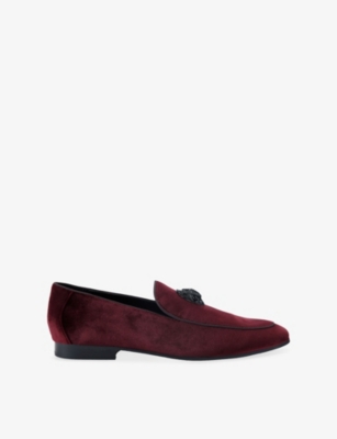 KURT GEIGER LONDON: Hugh Velvet Loafers