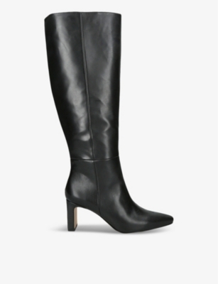 Sam Edelman Womens  Sylvia Leather Heeled Knee-high Boots