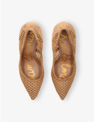 SAM EDELMAN WOMENS TAN HAZEL MESH COURTS EUR 36 / 3 UK 