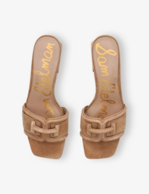 Sam Edelman Womens  Waylon Suede Heeled Mules