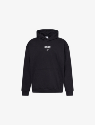 GYMSHARK: GSRC Oversized-Fit Cotton-Jersey Hoody