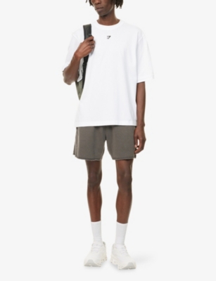 GYMSHARK: "Heritage 5"" Relaxed-Fit Cotton-Jersey Shorts"
