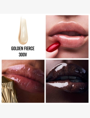 CHRISTIAN LOUBOUTIN: Rouge Stiletto Vinyl Gloss Lip Gloss - Golden Fierce 300V 4ml