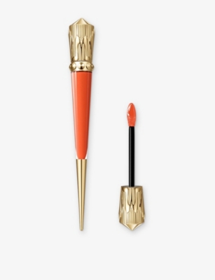 CHRISTIAN LOUBOUTIN: Rouge Stiletto Vinyl Gloss Lip Gloss - Torrid Peach 530V 4ml
