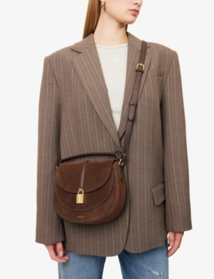 Demellier Womens Mocha/mocha The Siena Sadle Leather Cross Body Bag