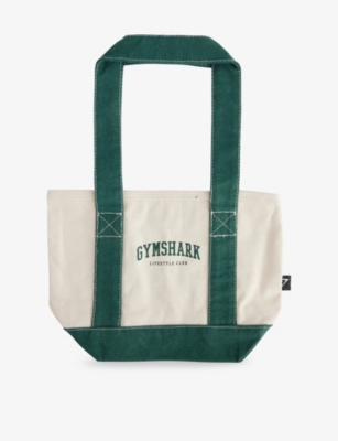 GYMSHARK: Collegiate Mini Cotton-Blend Tote Bag