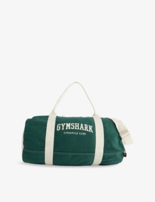 GYMSHARK: Collegiate Cotton-Canvas Duffle Bag