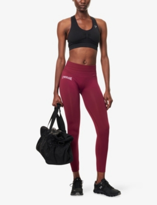 GYMSHARK: Everyday Logo Stretch-Jersey Leggings