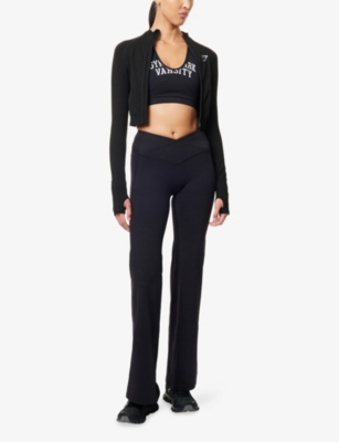 Gymshark Womens Black Vital Seamless 2.0 Jersey Top In Black
