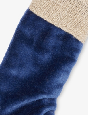 SELFRIDGES EDIT: Mini Stocking Velvet Christmas Decoration 13cm