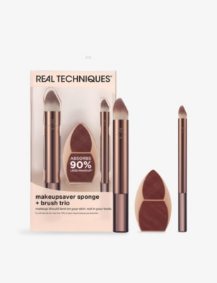 Real Techniques Makeupsaver Sponge + Brush Trio Set