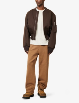 ENTIRE STUDIOS: Long-Sleeve Washed Crewneck Cotton T-Shirt&nbsp;