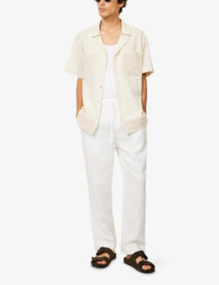CHE: Avila Drawstring Linen Trousers