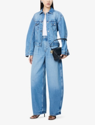 JACQUEMUS: The Ovalo De-Nîmes Wide-Leg Denim Jeans