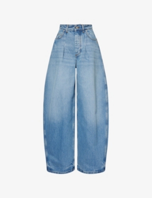 JACQUEMUS: The Ovalo De-Nîmes Wide-Leg Denim Jeans