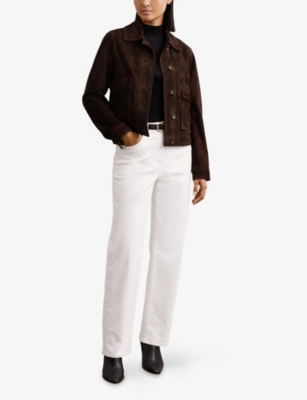 REISS: Milan Sleeveless Stretch-Knit Top