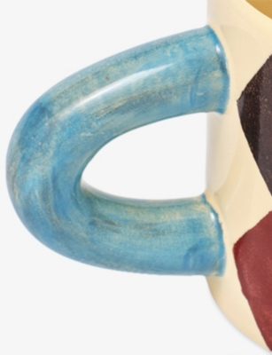 Damson Madder Polka-dot Ceramic Mug