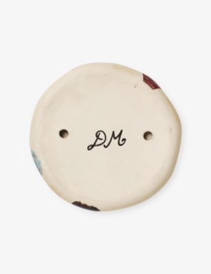 Damson Madder Harlequin-pattern Ceramic Saucer In Multi