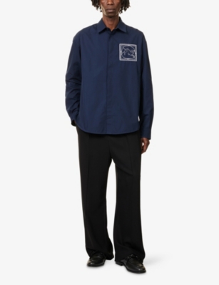 JACQUEMUS: La Chemise Simon Graphic-Print Cotton Shirt