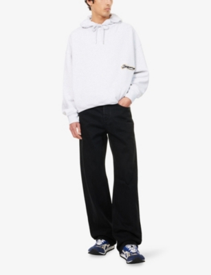 JACQUEMUS: The Straight De-Nîmes Brand-Logo Print Denim Jeans