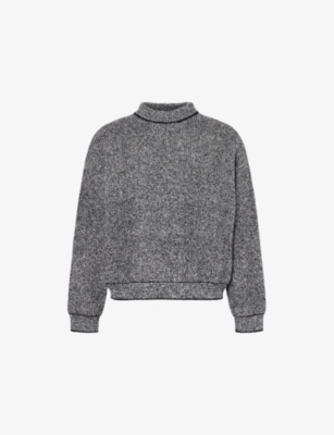 Jacquemus Mens Multi-white Maille Long-sleeve Knitted Jumper