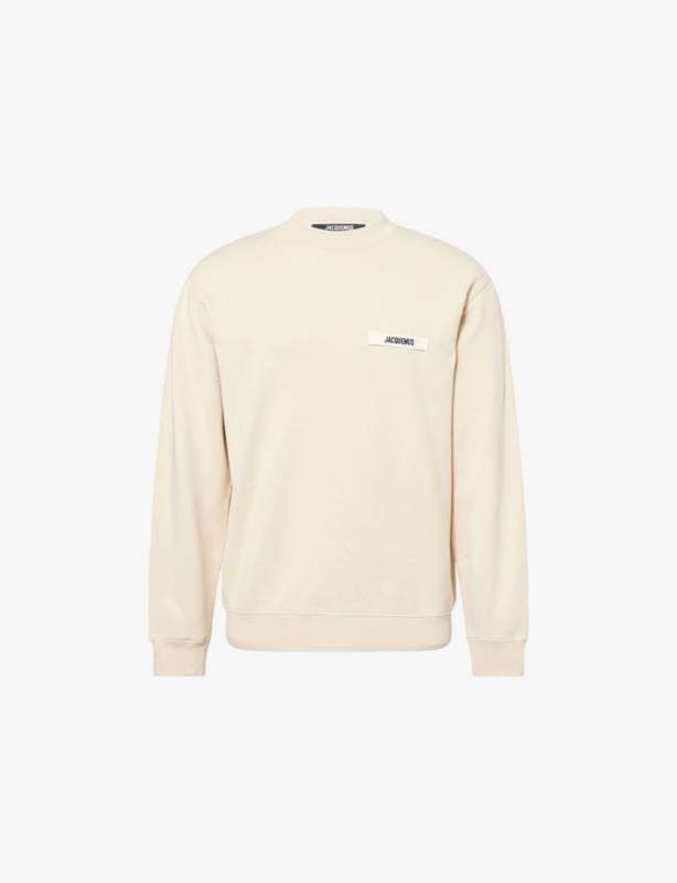 Gros Grain Crewneck Cotton-Jersey Sweatshirt