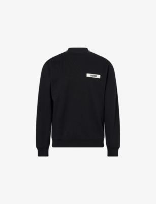 JACQUEMUS: Gros Grain Crewneck Cotton-Jersey Sweatshirt