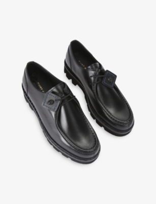 KURT GEIGER LONDON: Brompton Leather Derby Shoes