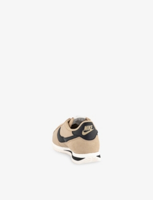 Cortez Woven and Suede Low-Top Trainers