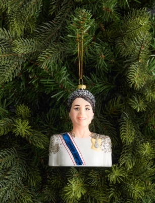 SELFRIDGES EDIT: Princess Kate Glass Christmas Decoration