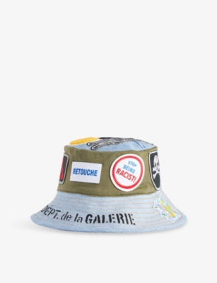 GALLERY DEPT: Galerie Patchwork Denim Bucket Hat