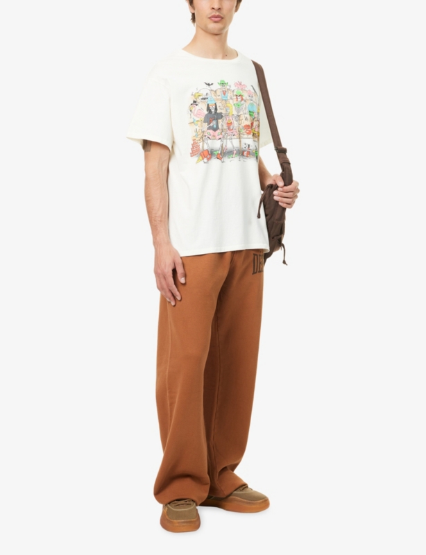 Skeleton Beach Graphic-Print Cotton T-Shirt