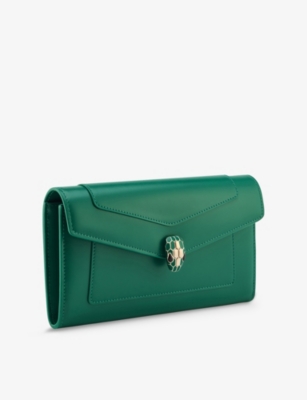 BVLGARI: Serpenti Forever Leather Wallet