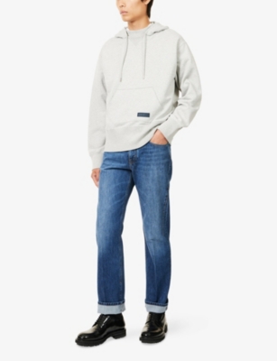 Givenchy Mens Dark Blue Regular-fit Straight-leg Denim Jeans In Blue