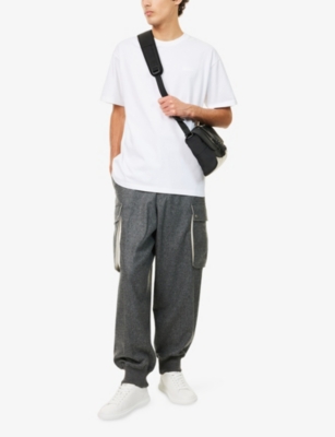 GIVENCHY: Embroidered Brand-Patch  Regular-Fit Cotton T-Shirt