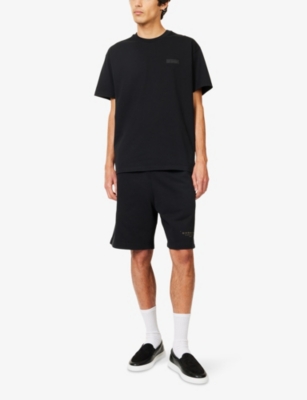 GIVENCHY: Relaxed-Fit Logo-Print Cotton-Jersey Shorts