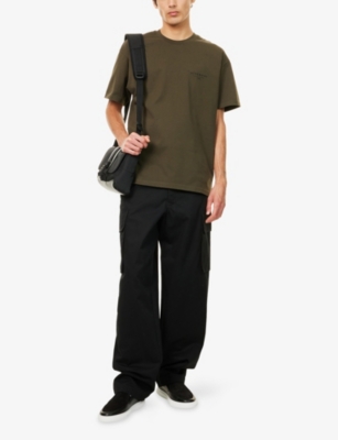 Givenchy Crew Neck Short Sleeves T-shirt In Brown